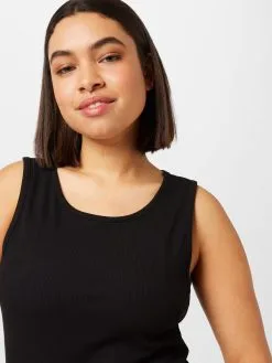 ONLY CARMAKOMA Mouwloze Shirts Top Kenya Dames Zwart -ONLY Elegant winkel 2e4fb7ec3dd9f890aff44ee681d7c392