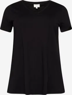 ONLY CARMAKOMA T-shirts Shirt BONNIE Dames Zwart