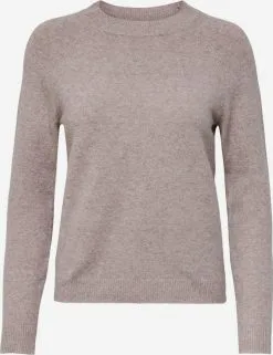 ONLY Fijngebreide Truien Trui Dames Chamois