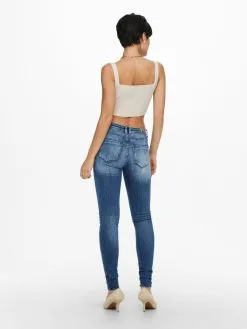 ONLY Jeans Skinny Jeans Shape Dames Blauw -ONLY Elegant winkel 2eeccb53f83f308cfeadf9ee60c90abf