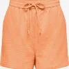 ONLY Shorts Regular Broek THYRA Dames Abrikoos
