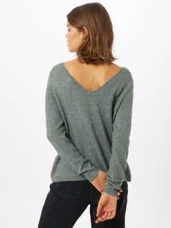 ONLY Fijngebreide Truien Trui Dames Groen -ONLY Elegant winkel 2fb6fccf3ffbee4ff11772d23250fad8