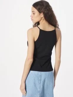 ONLY Spaghetti Tops Top MAY Dames Olijfgroen / Zwart -ONLY Elegant winkel 2fe1e688c3bac12afe1276df1847404f