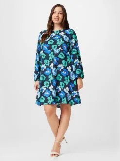 ONLY CARMAKOMA Mini Jurken Jurk CARARWEN Dames Blauw / Navy -ONLY Elegant winkel 30535666c88c3bc5bbbc10d93d0ca721