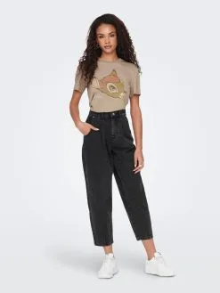 ONLY T-shirts Shirt BAMBI Dames Donkerbeige 10 ONLY T-shirts Shirt BAMBI Dames Donkerbeige -ONLY Elegant winkel 3077b3aa7f036546b9da1211032612d9