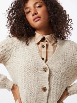 ONLY Vesten Gebreid Vest Christie Dames Beige -ONLY Elegant winkel 30b66c996c1e74237a507e59b16ece05