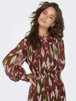 ONLY Mini Jurken Jurk PAM Dames Donkergroen -ONLY Elegant winkel 30bdb81ea694105832d19b6ff6b67efb