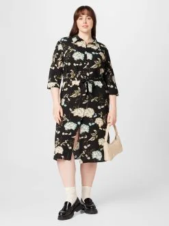 ONLY CARMAKOMA Blousejurken Blousejurk LUXMIE Dames Zwart 8 ONLY CARMAKOMA Blousejurken Blousejurk LUXMIE Dames Zwart -ONLY Elegant winkel 327c0b7f27cbe499c3f54909d7586214