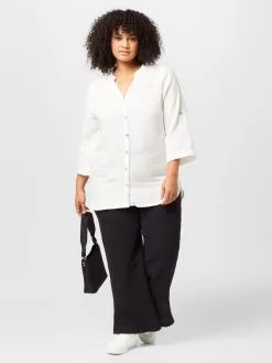 ONLY CARMAKOMA Pantalons Flared Broek CARTHEIS Dames Zwart -ONLY Elegant winkel 327cccb864bae0b5e1e6575694d50343