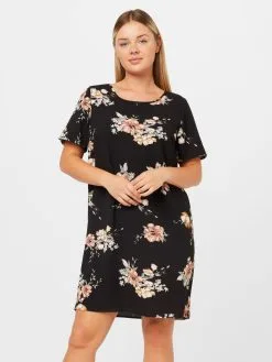 ONLY CARMAKOMA Mini Jurken Jurk LUX CELI Dames Zwart -ONLY Elegant winkel 32e94d27e3add5fdd1df271a8f6a8e48