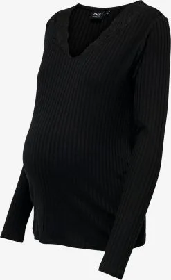 ONLY MATERNITY Longsleeves Shirt Dames Zwart -ONLY Elegant winkel 331b3626337d25d2b95c63ad1281a669