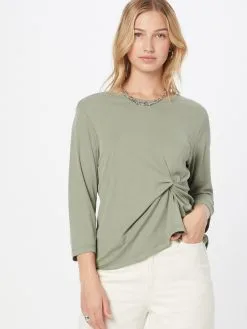 ONLY Shirts Met 3/4 Mouw Shirt Fresh Dames Kaki -ONLY Elegant winkel 3351cb48e5a40c13b1c51fb7b03473e3