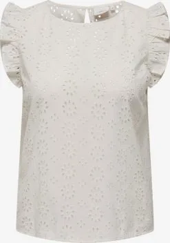 ONLY CARMAKOMA Uitgaanstops Top Dames Wit