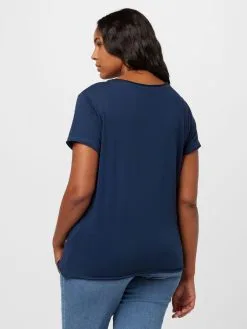 ONLY CARMAKOMA T-shirts Shirt QUOTE Dames Enziaan -ONLY Elegant winkel 33a1cc7e7410ca5b790df3b169d2b21e