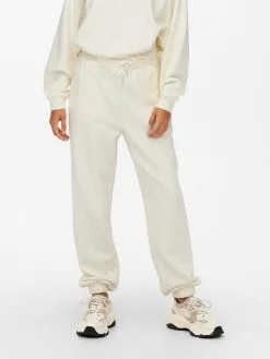 ONLY Sweatpants Tapered Broek Bella Dames Wit -ONLY Elegant winkel 33bc6f1ae126c34b8289dc5abaa0a581