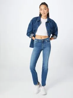 ONLY Straight Regular Jeans Alicia Dames Blauw -ONLY Elegant winkel 34adc2f8cf3d538b185aed0e853cb4be