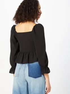 ONLY Longsleeves Shirt NOVA Dames Zwart -ONLY Elegant winkel 3565213b56fdffa42bca8181ab1bf529