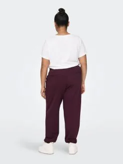 ONLY CARMAKOMA Bandplooibroeken Regular Bandplooibroek Dames Aubergine -ONLY Elegant winkel 35d8ed9052db2fe516498c488fbc9a8c