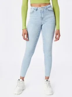 ONLY Jeans Skinny Jeans POWER Dames Lichtblauw -ONLY Elegant winkel 35e93b23486191f05c6d9fd1211692d4
