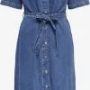 ONLY Blousejurken Blousejurk Lana Dames Blauw