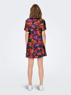 ONLY Mini Jurken Jurk NOVA Dames Oranje -ONLY Elegant winkel 36398c769078176df218aea167b9572c