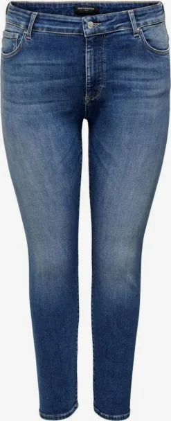 ONLY CARMAKOMA Jeans Skinny Jeans Lasmin Dames Blauw / Donkerblauw