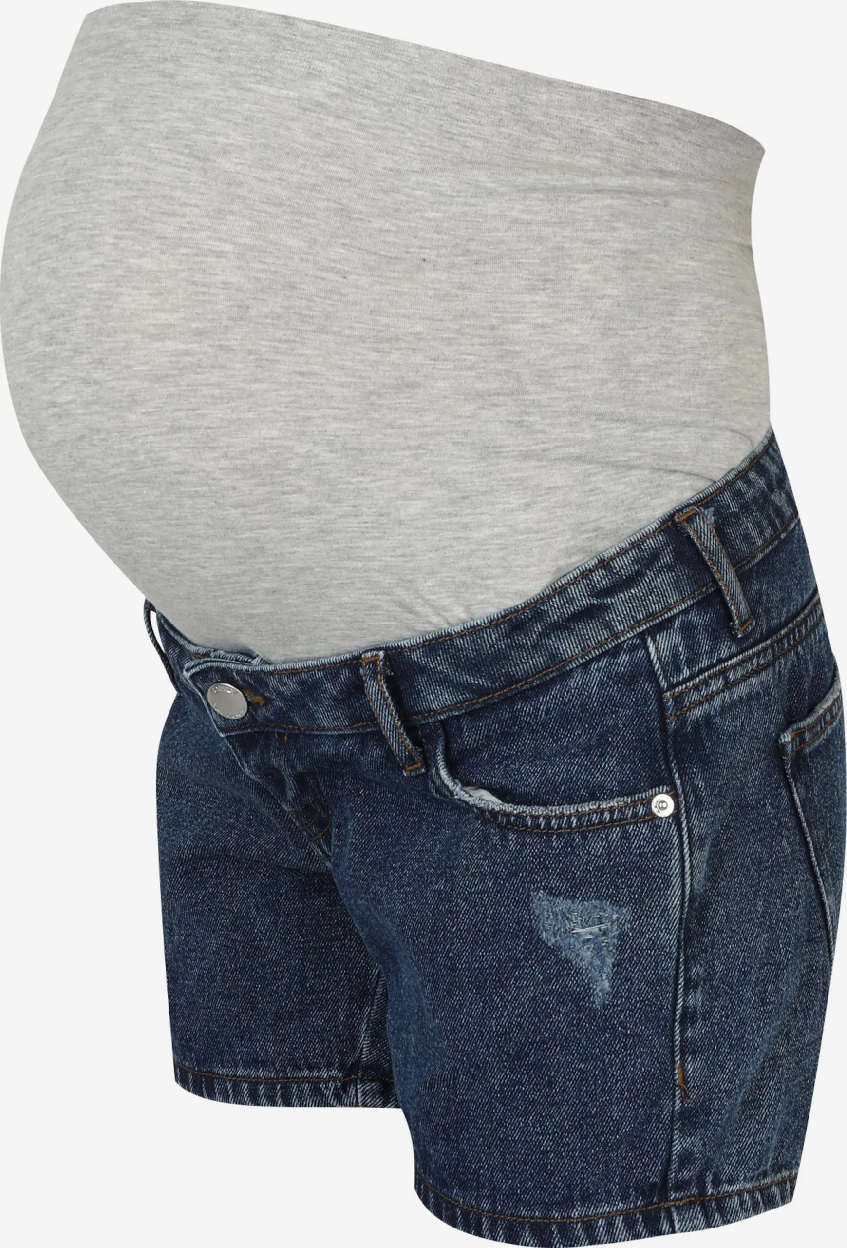 ONLY MATERNITY Denim Shorts Regular Jeans Dames Blauw 1 ONLY MATERNITY Denim Shorts Regular Jeans Dames Blauw