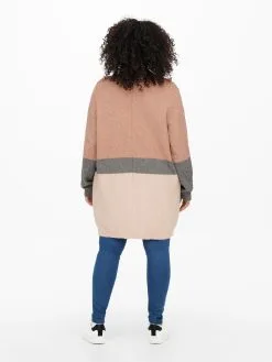 ONLY CARMAKOMA Vesten Gebreid Vest Dames Poederroze / Oudroze -ONLY Elegant winkel 37eaf18a0f9ea6c17bdc07424663e3fc