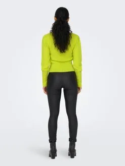 ONLY Fijngebreide Truien Trui ELLA Dames Limoen -ONLY Elegant winkel 38e3b90e7286e20606a962324b3d4531