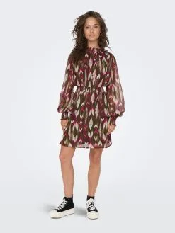 ONLY Mini Jurken Jurk PAM Dames Donkergroen -ONLY Elegant winkel 394a48579a8bcf39281b2ae471b03342