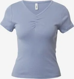 ONLY T-shirts Shirt KIRA Dames Duifblauw