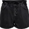 ONLY Denim Shorts Regular Jeans Cuba Dames Zwart