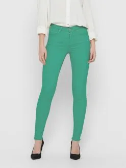 ONLY Jeans Skinny Jeans Blush Dames Groen -ONLY Elegant winkel 3a3a93aed859b00f3fd4e2dfc066db99