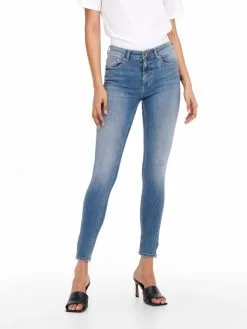 ONLY Jeans Skinny Jeans Blush Dames Blauw -ONLY Elegant winkel 3ab0cfa9bf7a1c9ee5b9832a98af7bcc