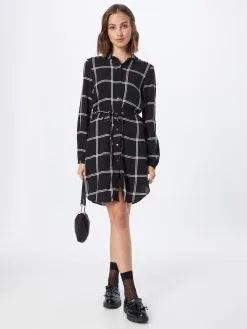 ONLY Blousejurken Blousejurk NOVA Dames Zwart -ONLY Elegant winkel 3b3935eb08b6e336b7fe95060bf9486f