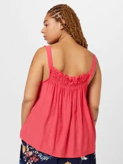 ONLY CARMAKOMA Tanktops Top Tulja Dames Bessen -ONLY Elegant winkel 3b56f20917e682aba3951905edb90f1e