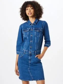 ONLY Blousejurken Blousejurk VILLA Dames Blauw 7 ONLY Blousejurken Blousejurk VILLA Dames Blauw -ONLY Elegant winkel 3bf4cee1d3b74fc4f8d12f1bf792ee88