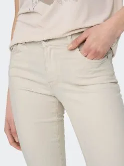 ONLY Jeans Slimfit Jeans Alicia Dames Beige -ONLY Elegant winkel 3c714d6a170a5ffffbabeac559118ab7