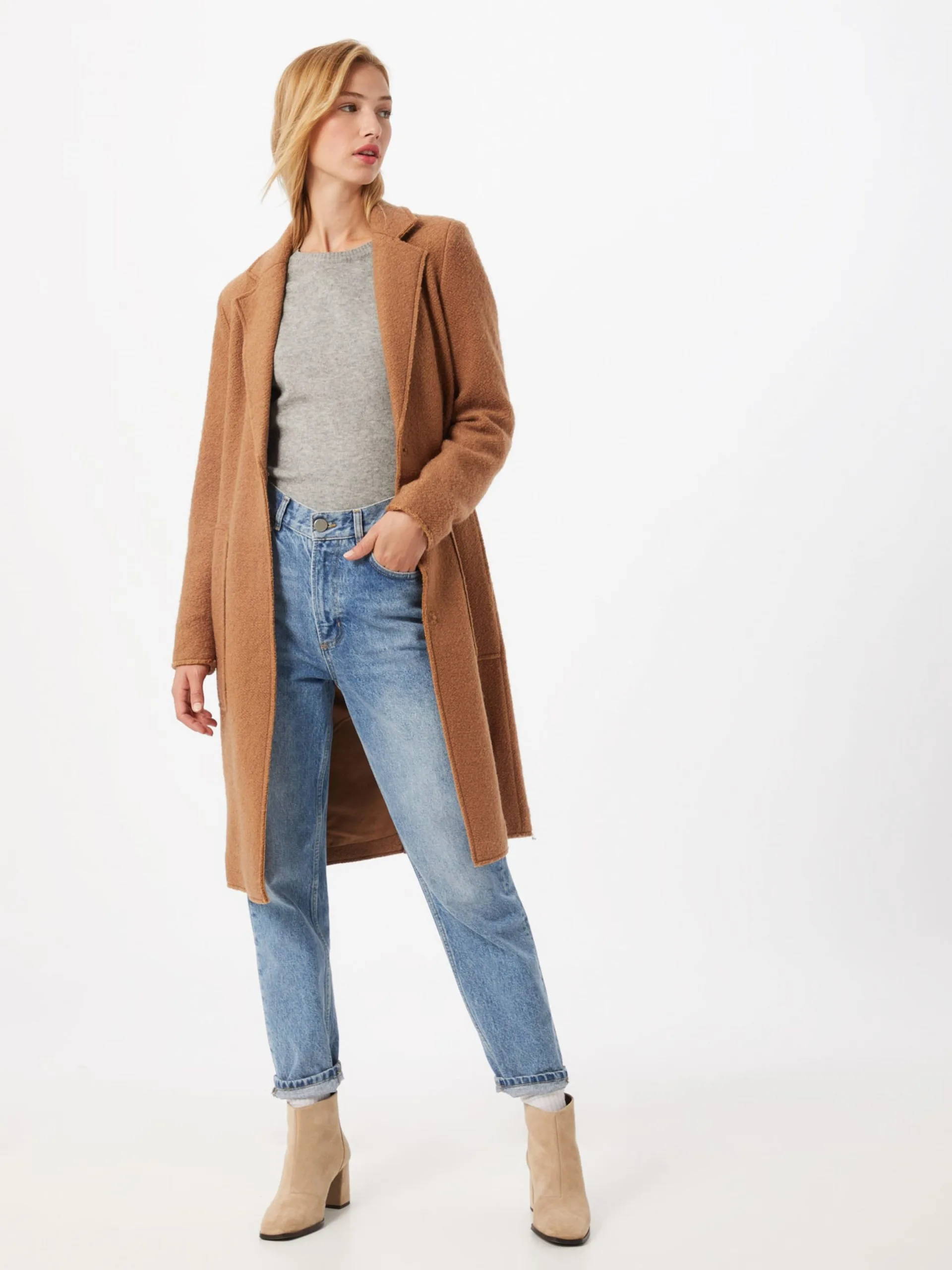 ONLY Fijngebreide Truien Trui Lesly Kings Dames Grijs Gemêleerd 4 ONLY Fijngebreide Truien Trui Lesly Kings Dames Grijs Gemêleerd - Afbeelding 4