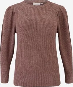 ONLY CARMAKOMA Fijngebreide Truien Trui KATIA Dames Lila Gemêleerd