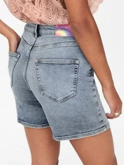 ONLY Denim Shorts Regular Jeans Veneda Dames Blauw -ONLY Elegant winkel 3e298bc3f05a102b55f4c5e583387ce2