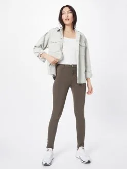 ONLY Pantalons Skinny Broek Dames Groen -ONLY Elegant winkel 3e69c677484a4182e90c3ac1d5063abd