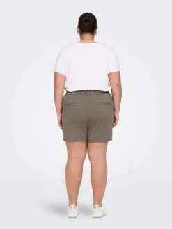 ONLY CARMAKOMA Shorts Regular Bandplooibroek Dames Kaki 9 ONLY CARMAKOMA Shorts Regular Bandplooibroek Dames Kaki -ONLY Elegant winkel 3ecd4a2771cdbaf9a693c89cc197bdbf