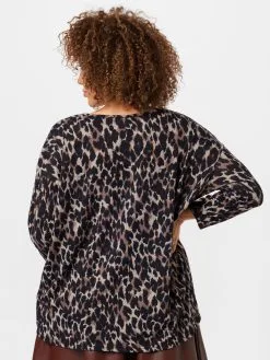 ONLY CARMAKOMA Shirts Met 3/4 Mouw Shirt Dames Grijs / Antraciet -ONLY Elegant winkel 3ee5e66c4226fef00d723177e4aa113d