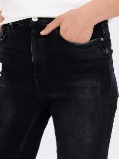 ONLY Jeans Skinny Jeans POSH Dames Zwart -ONLY Elegant winkel 3f02648cc1cecffe41b959a12916cdf4