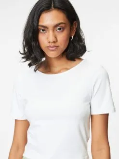 ONLY T-shirts Shirt Dames Zwart / Wit -ONLY Elegant winkel 3f72e71a4ccfec9c1acd91581b7f05af