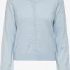 ONLY Vesten Gebreid Vest Libi Dames Pastelblauw