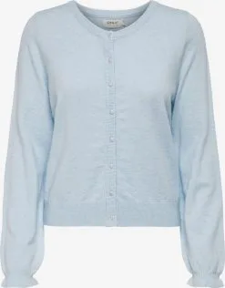 ONLY Vesten Gebreid Vest Libi Dames Pastelblauw