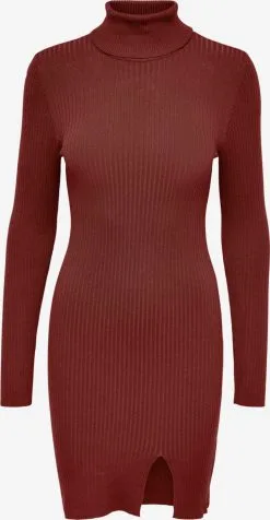 ONLY Gebreide Jurken Gebreide Jurk Dames Karmijnrood