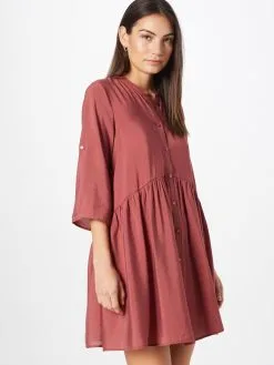 ONLY Blousejurken Blousejurk MOLLY Dames Roestrood -ONLY Elegant winkel 40156f3220ec69a60fbeab51e1003d35